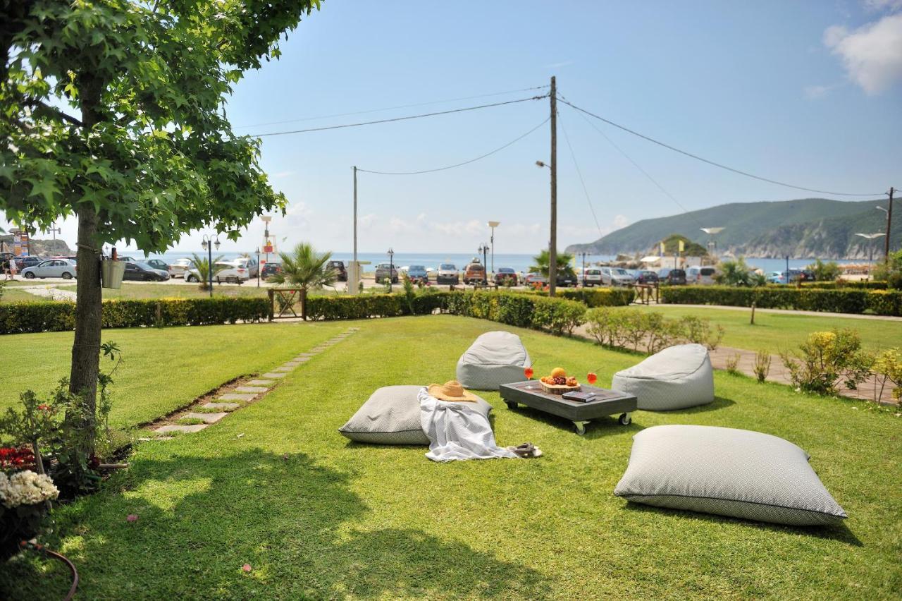 Seathon Seafront Beach Villa In Kalamitsi Ngoại thất bức ảnh